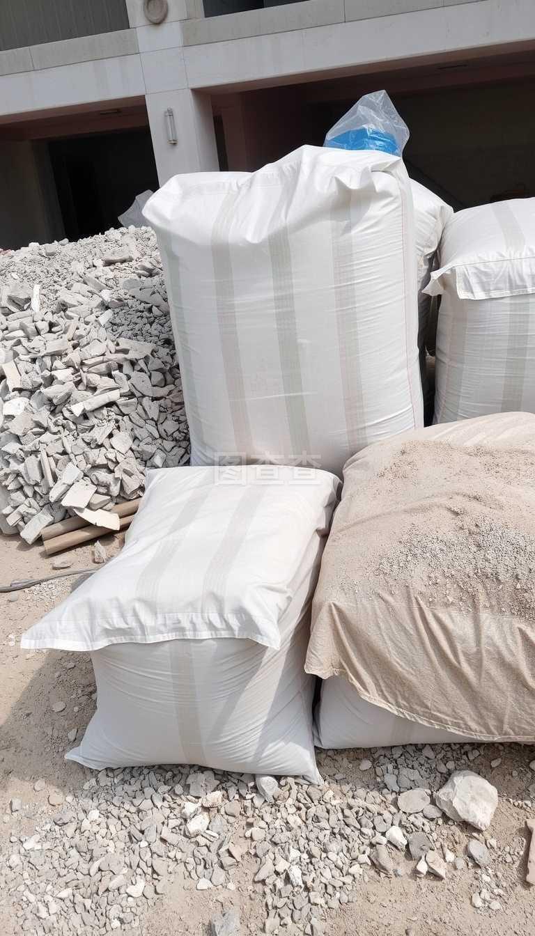 建筑工地碎石与沙子的包装及材料基地管理